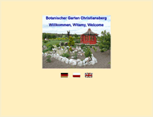 Tablet Screenshot of botanischer-garten-christiansberg.de